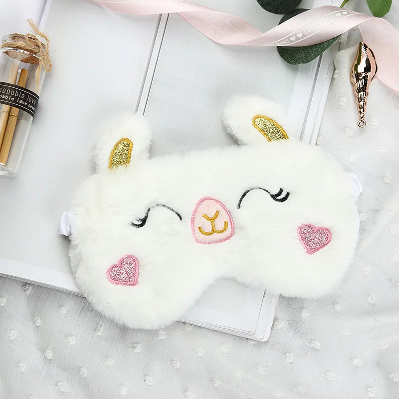 Cute Plush Sleep Mask