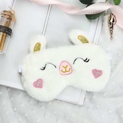 Cute Plush Sleep Mask