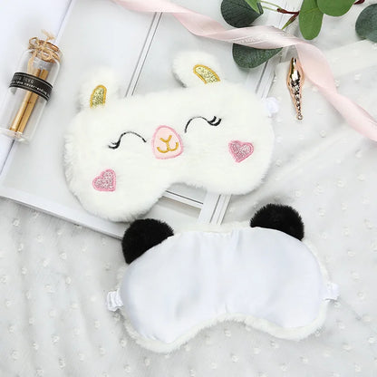 Cute Plush Sleep Mask